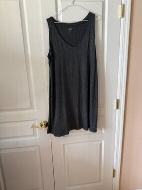 ALFANI INTIMATES Ultra Soft V-Neck Nightgown/Nightshirt Gray XL NWT Orig.$39.50